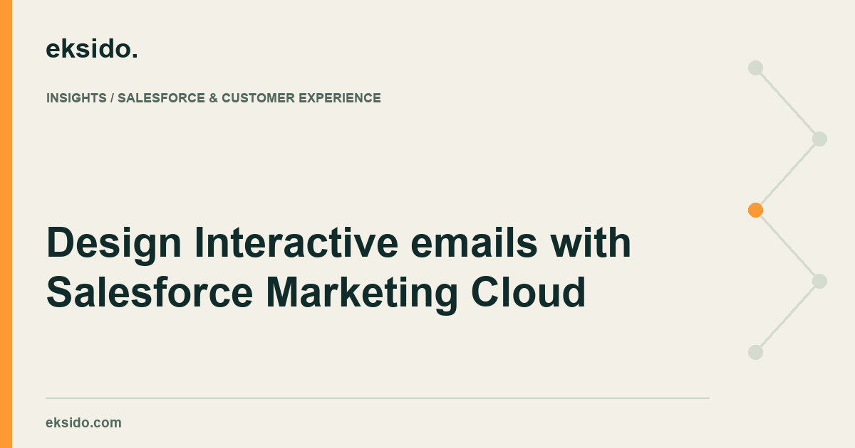 Design Interactive emails with Salesforce Marketing Cloud