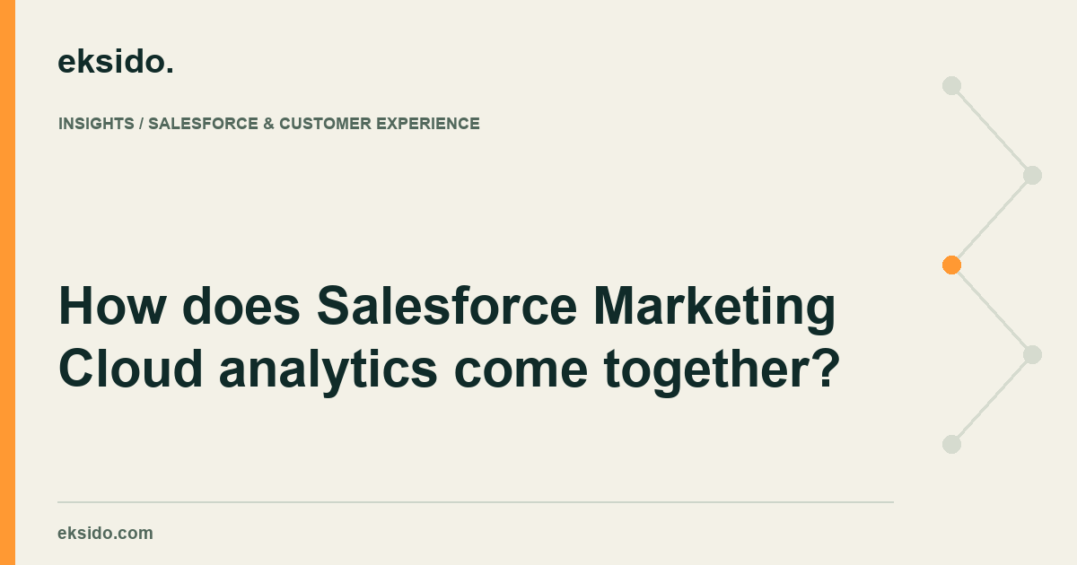 How does Salesforce Marketing Cloud analytics come together?