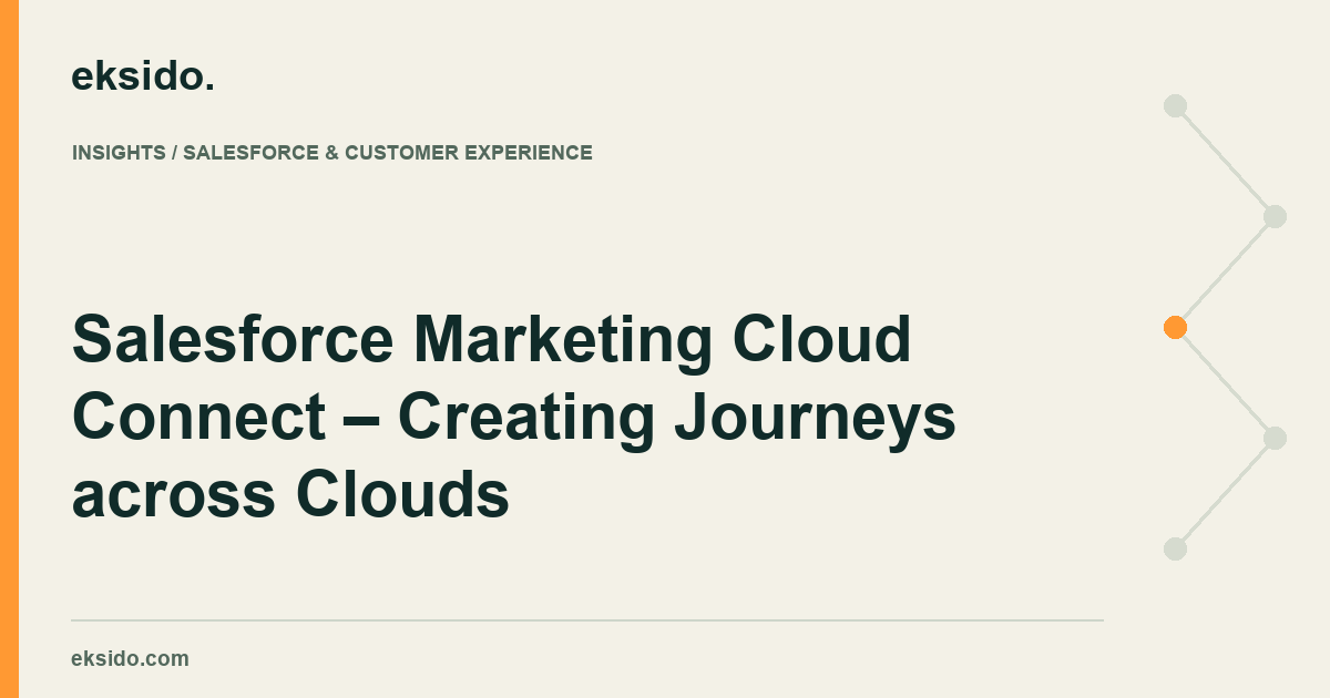Salesforce Marketing Cloud Connect – Creating Journeys across Clouds