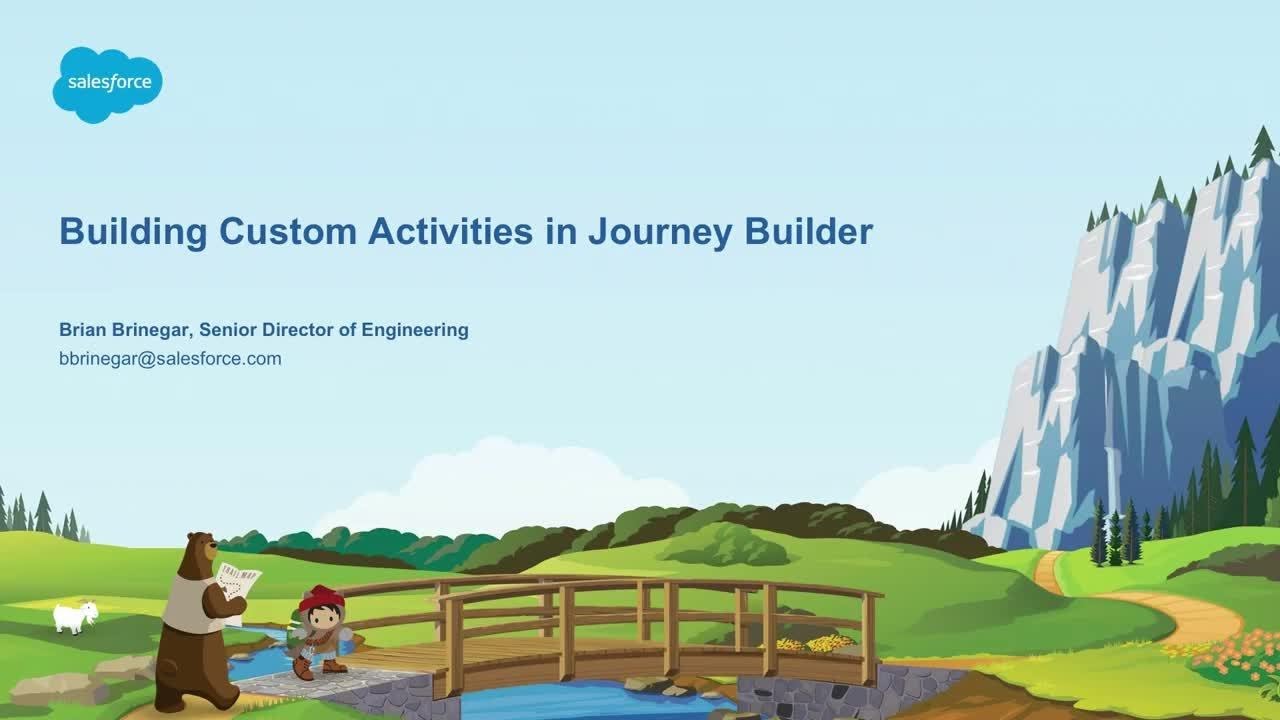 Building custom activities in Journey Builder in Salesforce Marketing Cloud